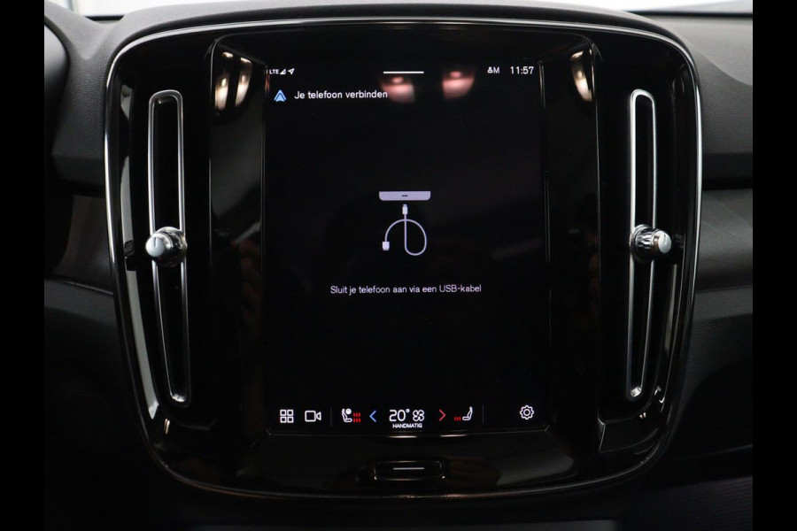 Volvo C40 Recharge Twin Intro Edition 78 kWh | SOH 91,2% | Panoramadak | Leder/alcantara | Memory | Stuur/stoel verwarming | Carplay | Harman/Kardon | 360 camera | Park assist
