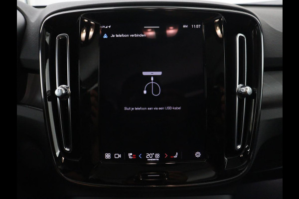 Volvo C40 Recharge Twin Intro Edition 78 kWh | SOH 91,2% | Panoramadak | Leder/alcantara | Memory | Stuur/stoel verwarming | Carplay | Harman/Kardon | 360 camera | Park assist