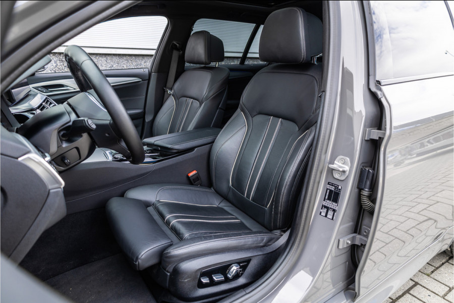 BMW 5 Serie Touring 530i High Executive M-Sport 20inch / Bernina Grau / Pano / Camera / Laser