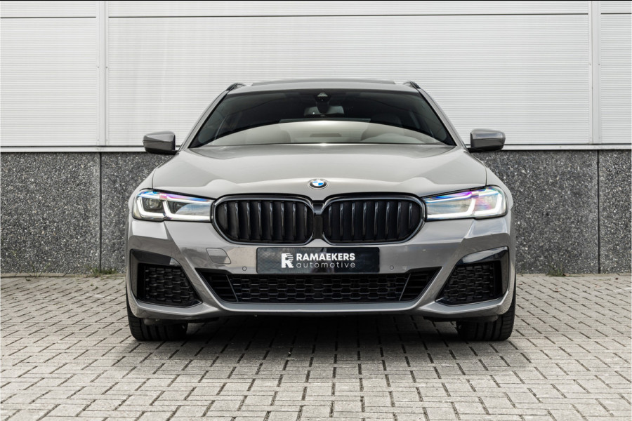 BMW 5 Serie Touring 530i High Executive M-Sport 20inch / Bernina Grau / Pano / Camera / Laser