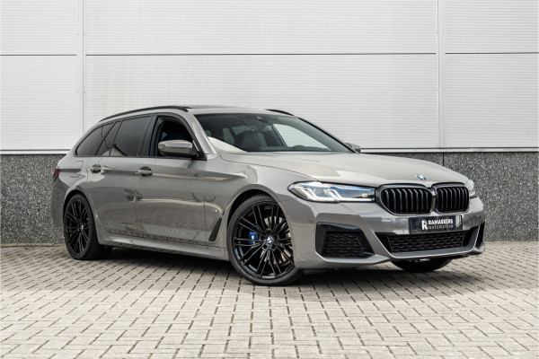 BMW 5 Serie Touring 530i High Executive M-Sport 20inch / Bernina Grau / Pano / Camera / Laser
