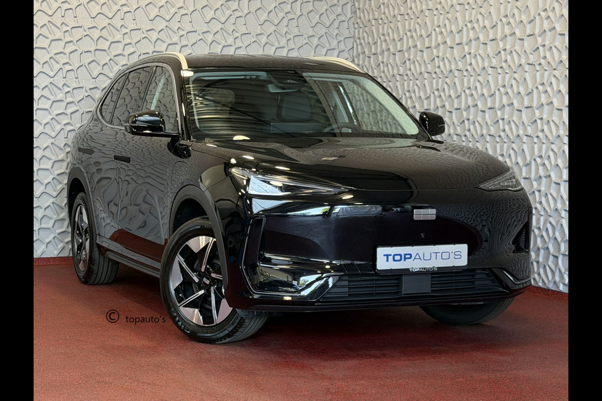 GEELY E5 Pro+ 68 kWh | LONG RANGE 450 Km wltp | 8 Jaar Garantie | 19'' LMV Verwarmde & Gekoelde Stoelen | 360° View | Warmtepomp | Leder