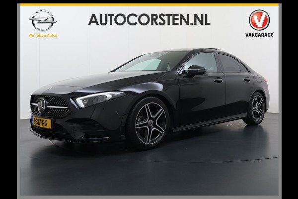 Mercedes-Benz A-Klasse 200 164PK AUT-7 AMG Pano-Dak Trekhaak Adap.Cruise Camera Navi Elek.Stoelen+Memory+Verwarmd Apple Carplay Android Rijassistentiepakket Business Plus-pakket Pdc Privacy Glas DAB Bluetooth Lmv Isofix Apps 1.600KG Trekgewicht Origineel Nederlandse Auto