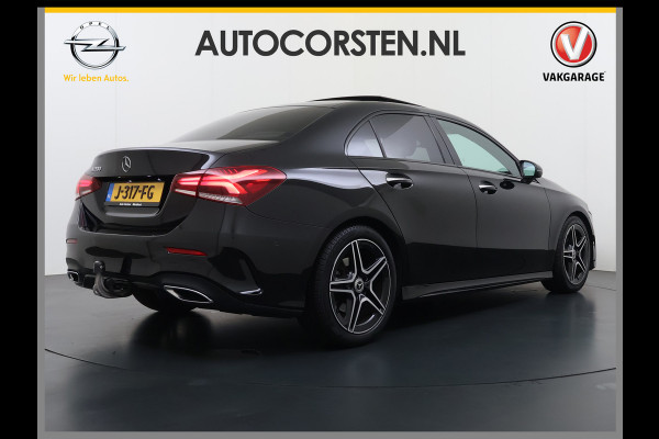 Mercedes-Benz A-Klasse 200 164PK AUT-7 AMG Pano-Dak Trekhaak Adap.Cruise Camera Navi Elek.Stoelen+Memory+Verwarmd Apple Carplay Android Rijassistentiepakket Business Plus-pakket Pdc Privacy Glas DAB Bluetooth Lmv Isofix Apps 1.600KG Trekgewicht Origineel Nederlandse Auto