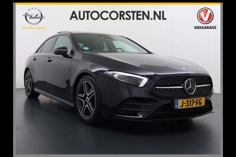 Mercedes-Benz A-Klasse 200 164PK AUT-7 AMG Pano-Dak Trekhaak Adap.Cruise Camera Navi Elek.Stoelen+Memory+Verwarmd Apple Carplay Android Rijassistentiepakket Business Plus-pakket Pdc Privacy Glas DAB Bluetooth Lmv Isofix Apps 1.600KG Trekgewicht Origineel Nederlandse Auto