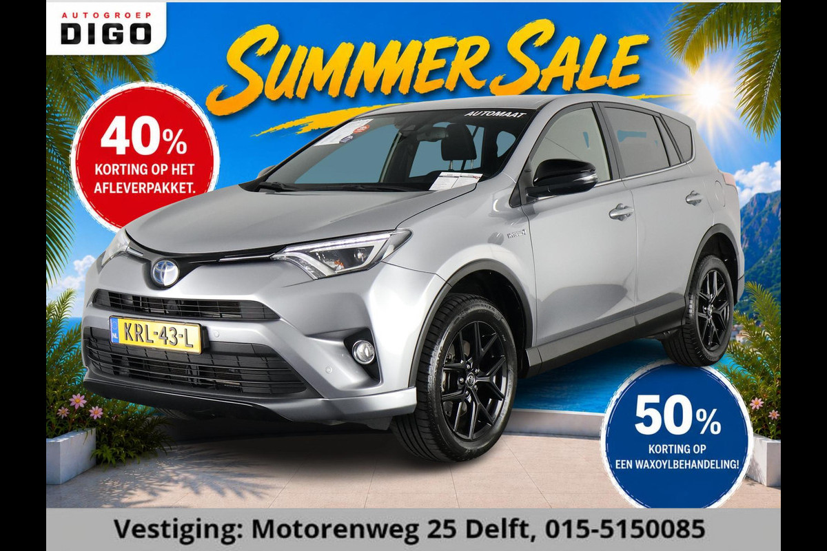 Toyota RAV4 2.5 HYBRID DYNAMIC SPORT GARANTIE 10-2028 ACHTERUITRIJ CAMERA . ADAPTIEVE CRUISE CONTROL . PARKEERSENSOREN VOOR & ACHTER .