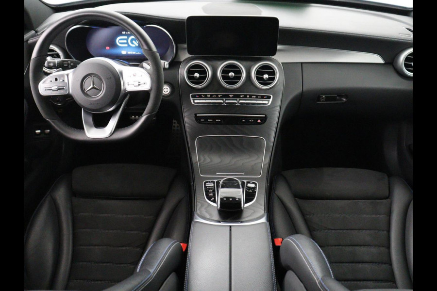 Mercedes-Benz C-Klasse Estate 300 e Business Solution AMG Limited d | SOH 88,2% | Leder/alcantara | Cruise control | Lane assist | Elektrische achterklep | 360 camera | Park assist | Carplay | Sfeerverlichting