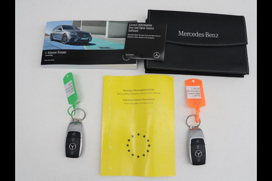 Mercedes-Benz C-Klasse Estate 300 e Business Solution AMG Limited d | SOH 88,2% | Leder/alcantara | Cruise control | Lane assist | Elektrische achterklep | 360 camera | Park assist | Carplay | Sfeerverlichting