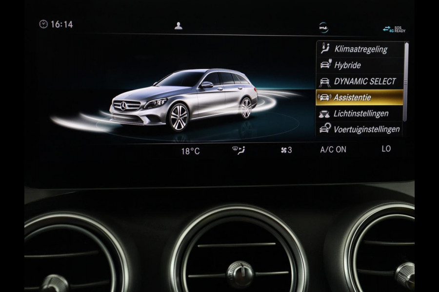 Mercedes-Benz C-Klasse Estate 300 e Business Solution AMG Limited d | SOH 88,2% | Leder/alcantara | Cruise control | Lane assist | Elektrische achterklep | 360 camera | Park assist | Carplay | Sfeerverlichting