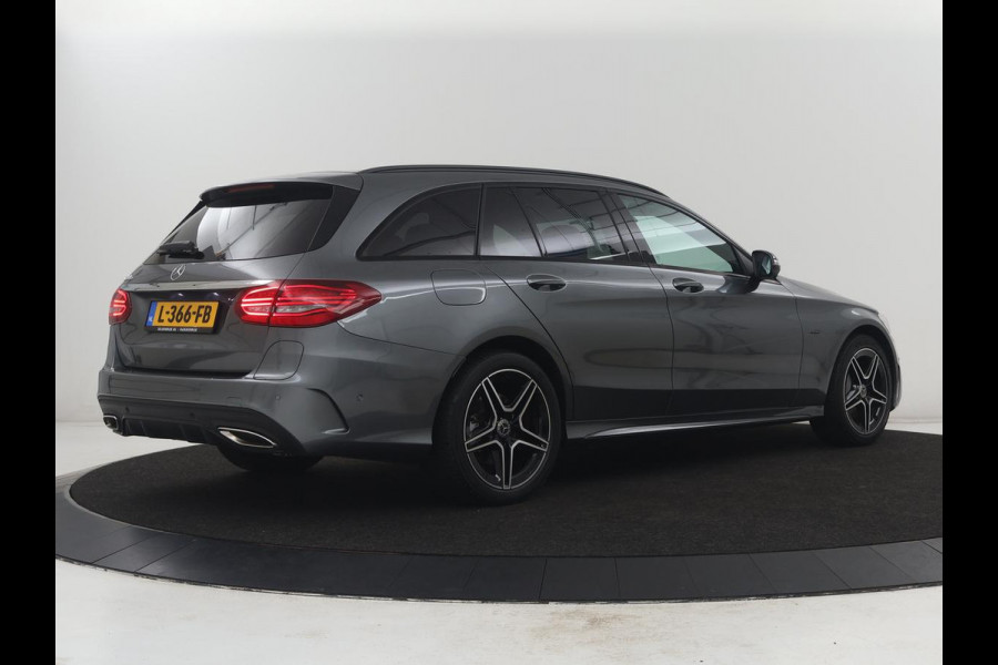 Mercedes-Benz C-Klasse Estate 300 e Business Solution AMG Limited d | SOH 88,2% | Leder/alcantara | Cruise control | Lane assist | Elektrische achterklep | 360 camera | Park assist | Carplay | Sfeerverlichting