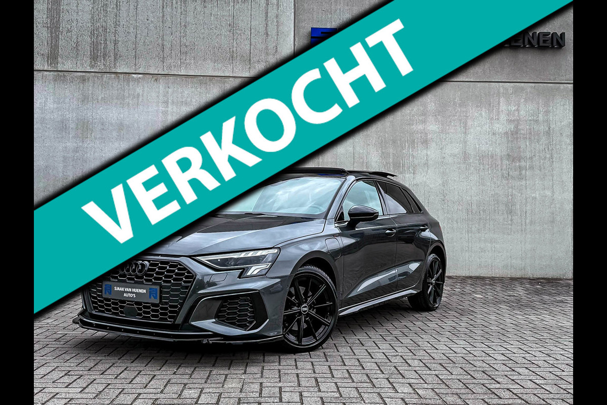 Audi A3 Sportback 40TFSI e 204pk S-Tronic Competition S Edition S-Line Pano|Kuipstoelen+Massage&Memory|Qi|Matrix|ACC|Camera|B&O|S3