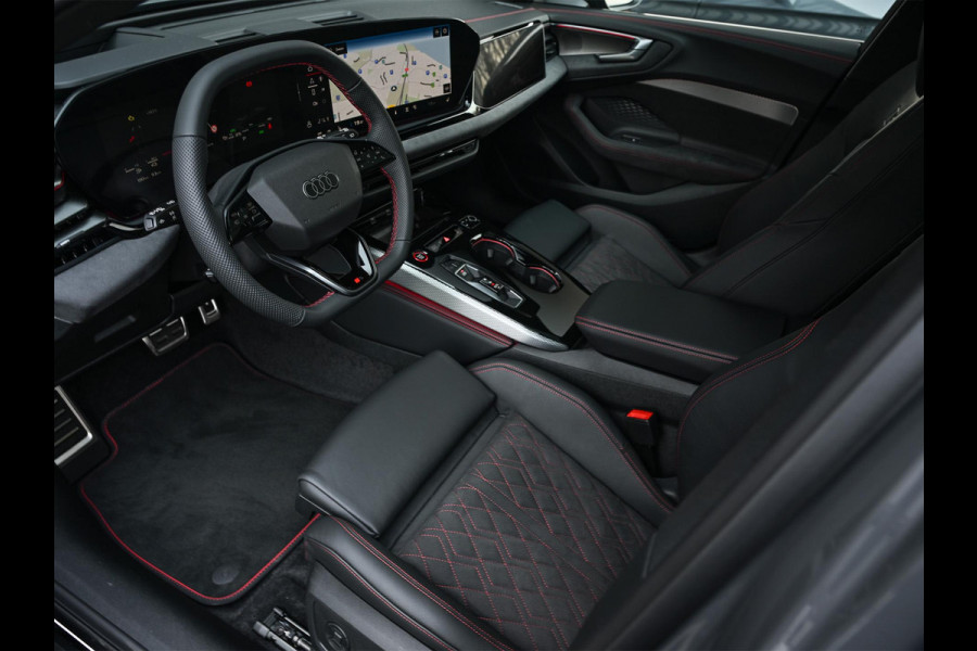 Audi A5 Avant 2.0 e-hybrid quattro S edition Competition | Nimbus grey | 367pk | S-Seats | Panoramadak | B&O Sound | Head-Up | 360 Camera | Adaptive Cruise | Trekhaak | Passagiers display |