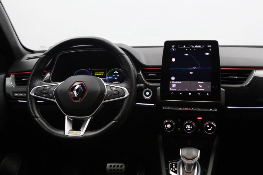 Renault Arkana 1.6 E-Tech hybrid 145 PK R.S. Line E-Tech engineered, Schuif-Kanteldak, leder, Adap. Cruise Control, Camera