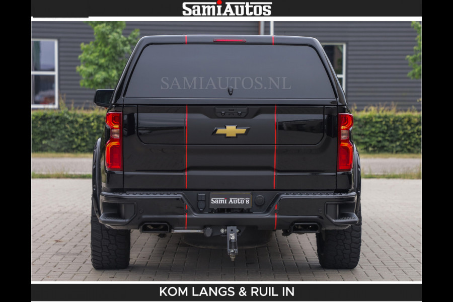 Chevrolet Silverado BEAST | HULK PACK | 6.2 V8 426PK | HUIF | BLACK OPS | BOM VOL | GARANTIE TOT 24-01-2028 | DC 5 PERSOONS | DUBBELE CABINE | HUD | COMFORT STOELEN GEKOELD EN VERWARMD | BOSE | EN NOG VEEL MEER ....|