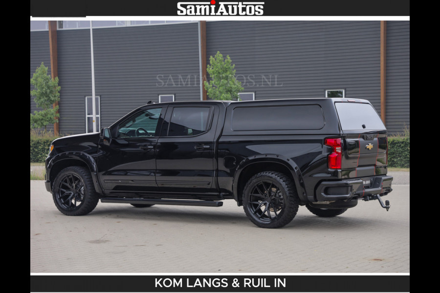 Chevrolet Silverado BEAST | HULK PACK | 6.2 V8 426PK | HUIF | BLACK OPS | BOM VOL | GARANTIE TOT 24-01-2028 | DC 5 PERSOONS | DUBBELE CABINE | HUD | COMFORT STOELEN GEKOELD EN VERWARMD | BOSE | EN NOG VEEL MEER ....|