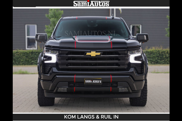 Chevrolet Silverado BEAST | HULK PACK | 6.2 V8 426PK | HUIF | BLACK OPS | BOM VOL | GARANTIE TOT 24-01-2028 | DC 5 PERSOONS | DUBBELE CABINE | HUD | COMFORT STOELEN GEKOELD EN VERWARMD | BOSE | EN NOG VEEL MEER ....|