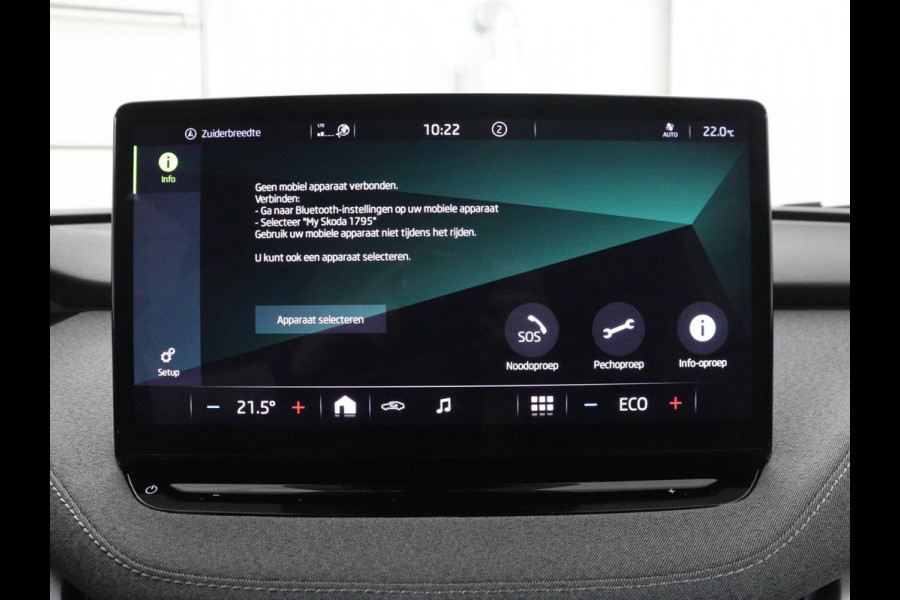 Škoda Enyaq iV 60 | SOH 90,8% | Half leder | Cruise control | Carplay | Sfeerverlichting | Camera | Park assist | Climate control | Elektrische achterklep | Trekhaak