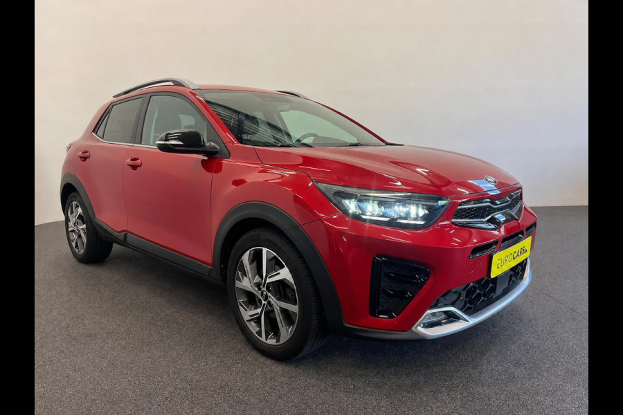 Kia Stonic 1.0 74kW GT Line Automaat Navigatie Apple Carplay Android Auto Camera Parkeersensoren achter Adaptive Cruise Control Stoel- en stuurverwarming Full Led Half leder Climate Control Lichtmetalen velgen