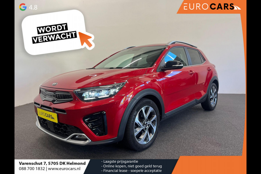 Kia Stonic 1.0 74kW GT Line Automaat Navigatie Apple Carplay Android Auto Camera Parkeersensoren achter Adaptive Cruise Control Stoel- en stuurverwarming Full Led Half leder Climate Control Lichtmetalen velgen