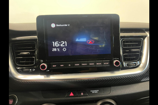 Kia Stonic 1.0 74kW GT Line Automaat Navigatie Apple Carplay Android Auto Camera Parkeersensoren achter Adaptive Cruise Control Stoel- en stuurverwarming Full Led Half leder Climate Control Lichtmetalen velgen
