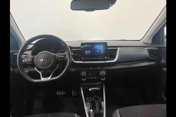 Kia Stonic 1.0 74kW GT Line Automaat Navigatie Apple Carplay Android Auto Camera Parkeersensoren achter Adaptive Cruise Control Stoel- en stuurverwarming Full Led Half leder Climate Control Lichtmetalen velgen
