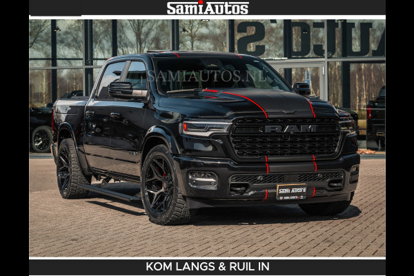 Dodge Ram HULK PACKAGE | Limited Night H.O 540HP 706Nm | Massage + Full Option | De Meest Luxe en Volle Pick-Up in zijn Klasse | Hulk Pack Comfortabele Dubbele Cabine met Royale 5 Zitplaatsen | BPM vrij | Nu Leverbaar uit Voorraad | Voorraad Nr 2353 - 5412 | De specialist in Amerikaanse pick‑ups in Nederland en Europa.