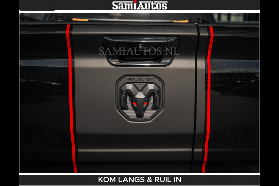 Dodge Ram HULK PACKAGE | Limited Night H.O 540HP 706Nm | Massage + Full Option | De Meest Luxe en Volle Pick-Up in zijn Klasse | Hulk Pack Comfortabele Dubbele Cabine met Royale 5 Zitplaatsen | BPM vrij | Nu Leverbaar uit Voorraad | Voorraad Nr 2353 - 5412 | De specialist in Amerikaanse pick‑ups in Nederland en Europa.