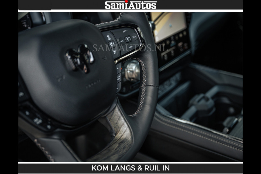 Dodge Ram HULK PACKAGE | Limited Night H.O 540HP 706Nm | Massage + Full Option | De Meest Luxe en Volle Pick-Up in zijn Klasse | Hulk Pack Comfortabele Dubbele Cabine met Royale 5 Zitplaatsen | BPM vrij | Nu Leverbaar uit Voorraad | Voorraad Nr 2353 - 5412 | De specialist in Amerikaanse pick‑ups in Nederland en Europa.