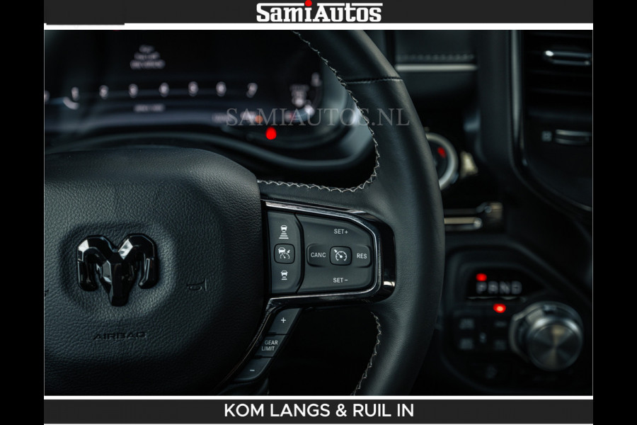Dodge Ram HULK PACKAGE | Limited Night H.O 540HP 706Nm | Massage + Full Option | De Meest Luxe en Volle Pick-Up in zijn Klasse | Hulk Pack Comfortabele Dubbele Cabine met Royale 5 Zitplaatsen | BPM vrij | Nu Leverbaar uit Voorraad | Voorraad Nr 2353 - 5412 | De specialist in Amerikaanse pick‑ups in Nederland en Europa.