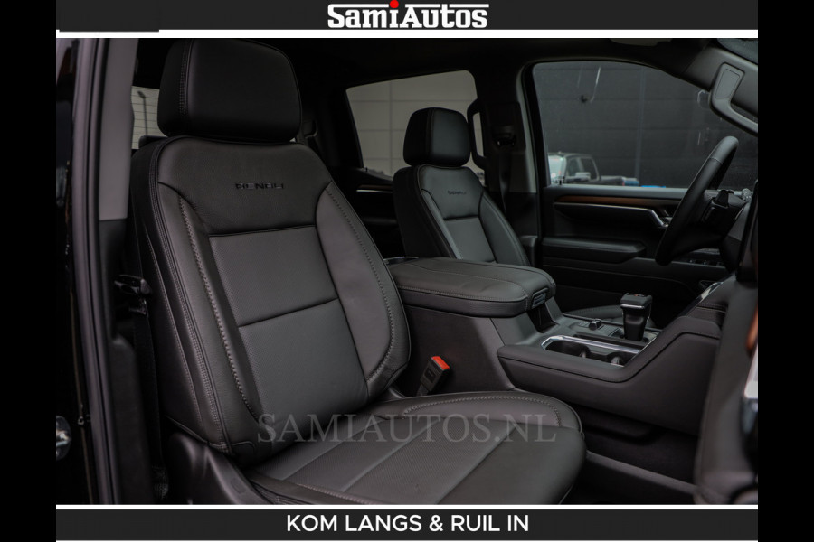 GMC Sierra DENALI 6.2 V8 426PK Full Option | De Meest Luxe Pick-Up in zijn Klasse | Comfortabele Dubbele Cabine met Royale 5 Zitplaatsen | BPM vrij | Nu Leverbaar uit Voorraad | Voorraad Nr 2058 | De specialist in Amerikaanse pick‑ups in Nederland en Europa.