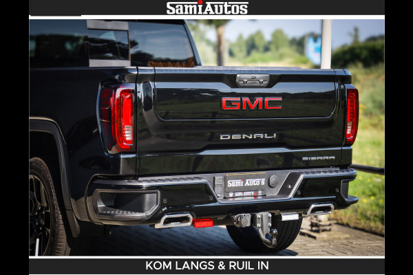 GMC Sierra DENALI 6.2 V8 426PK Full Option | De Meest Luxe Pick-Up in zijn Klasse | Comfortabele Dubbele Cabine met Royale 5 Zitplaatsen | BPM vrij | Nu Leverbaar uit Voorraad | Voorraad Nr 2058 | De specialist in Amerikaanse pick‑ups in Nederland en Europa.