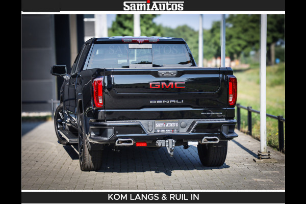 GMC Sierra DENALI 6.2 V8 426PK Full Option | De Meest Luxe Pick-Up in zijn Klasse | Comfortabele Dubbele Cabine met Royale 5 Zitplaatsen | BPM vrij | Nu Leverbaar uit Voorraad | Voorraad Nr 2058 | De specialist in Amerikaanse pick‑ups in Nederland en Europa.