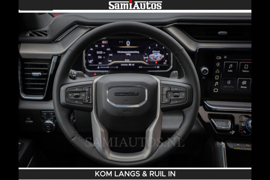 GMC Sierra DENALI 6.2 V8 426PK Full Option | De Meest Luxe Pick-Up in zijn Klasse | Comfortabele Dubbele Cabine met Royale 5 Zitplaatsen | BPM vrij | Nu Leverbaar uit Voorraad | Voorraad Nr 2058 | De specialist in Amerikaanse pick‑ups in Nederland en Europa.