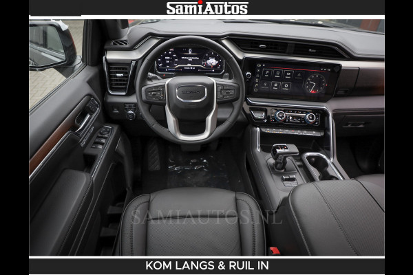 GMC Sierra DENALI 6.2 V8 426PK Full Option | De Meest Luxe Pick-Up in zijn Klasse | Comfortabele Dubbele Cabine met Royale 5 Zitplaatsen | BPM vrij | Nu Leverbaar uit Voorraad | Voorraad Nr 2058 | De specialist in Amerikaanse pick‑ups in Nederland en Europa.