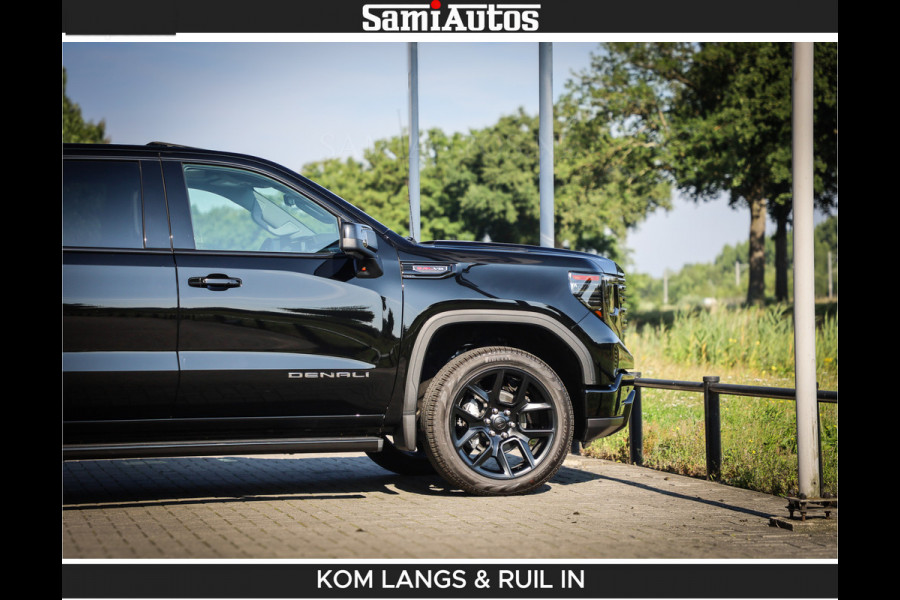 GMC Sierra DENALI 6.2 V8 426PK Full Option | De Meest Luxe Pick-Up in zijn Klasse | Comfortabele Dubbele Cabine met Royale 5 Zitplaatsen | BPM vrij | Nu Leverbaar uit Voorraad | Voorraad Nr 2058 | De specialist in Amerikaanse pick‑ups in Nederland en Europa.
