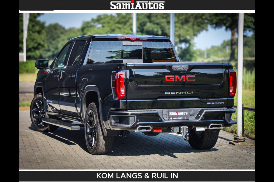 GMC Sierra DENALI 6.2 V8 426PK Full Option | De Meest Luxe Pick-Up in zijn Klasse | Comfortabele Dubbele Cabine met Royale 5 Zitplaatsen | BPM vrij | Nu Leverbaar uit Voorraad | Voorraad Nr 2058 | De specialist in Amerikaanse pick‑ups in Nederland en Europa.