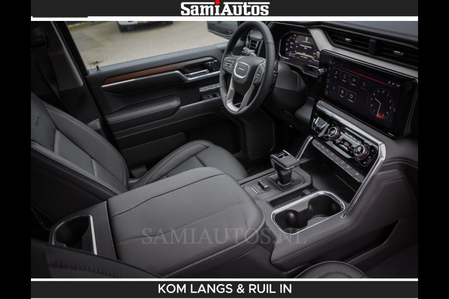GMC Sierra DENALI 6.2 V8 426PK Full Option | De Meest Luxe Pick-Up in zijn Klasse | Comfortabele Dubbele Cabine met Royale 5 Zitplaatsen | BPM vrij | Nu Leverbaar uit Voorraad | Voorraad Nr 2058 | De specialist in Amerikaanse pick‑ups in Nederland en Europa.