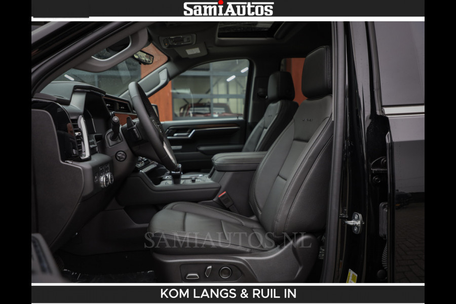 GMC Sierra DENALI 6.2 V8 426PK Full Option | De Meest Luxe Pick-Up in zijn Klasse | Comfortabele Dubbele Cabine met Royale 5 Zitplaatsen | BPM vrij | Nu Leverbaar uit Voorraad | Voorraad Nr 2058 | De specialist in Amerikaanse pick‑ups in Nederland en Europa.