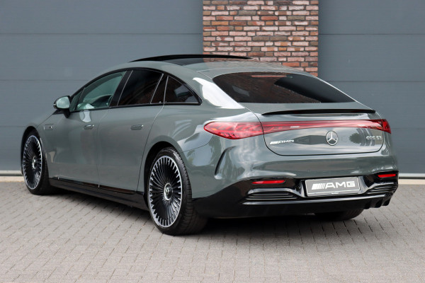 Mercedes-Benz EQS AMG 53 4MATIC+ 108 kWh | Manufaktur | Keramisch | Achterasbesturing | Hyperscreen | Carbon | HUD | Massage | Verwarmd Stuurwiel | Stoelventilatie | Luchtvering |