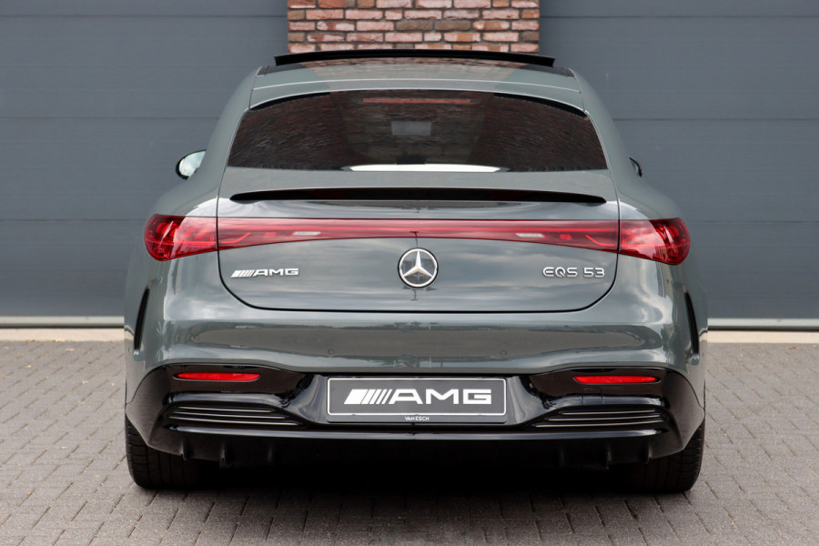 Mercedes-Benz EQS AMG 53 4MATIC+ 108 kWh | Manufaktur | Keramisch | Achterasbesturing | Hyperscreen | Carbon | HUD | Massage | Verwarmd Stuurwiel | Stoelventilatie | Luchtvering |