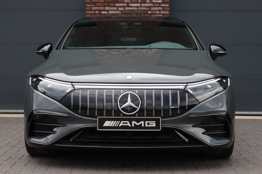 Mercedes-Benz EQS AMG 53 4MATIC+ 108 kWh | Manufaktur | Keramisch | Achterasbesturing | Hyperscreen | Carbon | HUD | Massage | Verwarmd Stuurwiel | Stoelventilatie | Luchtvering |