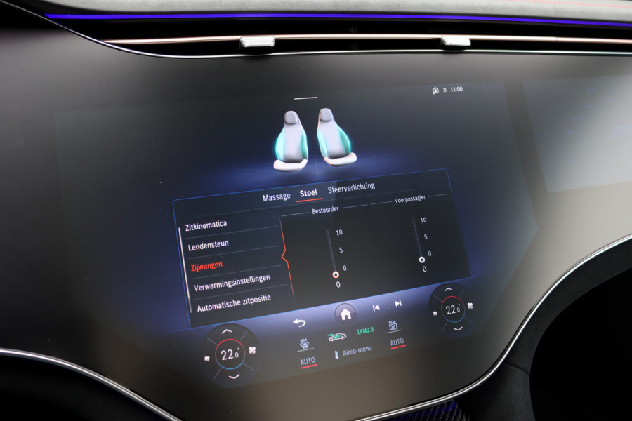 Mercedes-Benz EQS AMG 53 4MATIC+ 108 kWh | Manufaktur | Keramisch | Achterasbesturing | Hyperscreen | Carbon | HUD | Massage | Verwarmd Stuurwiel | Stoelventilatie | Luchtvering |