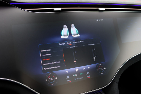 Mercedes-Benz EQS AMG 53 4MATIC+ 108 kWh | Manufaktur | Keramisch | Achterasbesturing | Hyperscreen | Carbon | HUD | Massage | Verwarmd Stuurwiel | Stoelventilatie | Luchtvering |