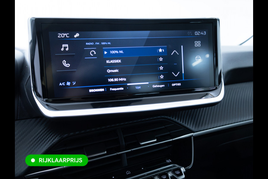 Peugeot 208 1.2 Hybrid 110 e-DCS6 Style | Tot 8 jaar garantie | Airco | Cruise | Apple Carplay / Android Auto Led, Pdc achter, Lane-assist, Verkeersborddetectie, Dab