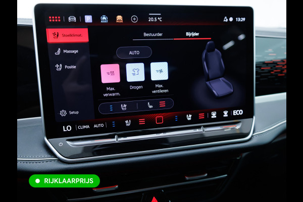 Volkswagen Passat Variant 1.5 eHybrid Elegance Bus. 204 PK | Elec. trekhaak | Stoel- & Stuurverwarming | Ergo stoelen met memory | All-season, Adaptive cruise, Navigatie, Stoelventilatie, HUD, Elektrische achterklep, DCC