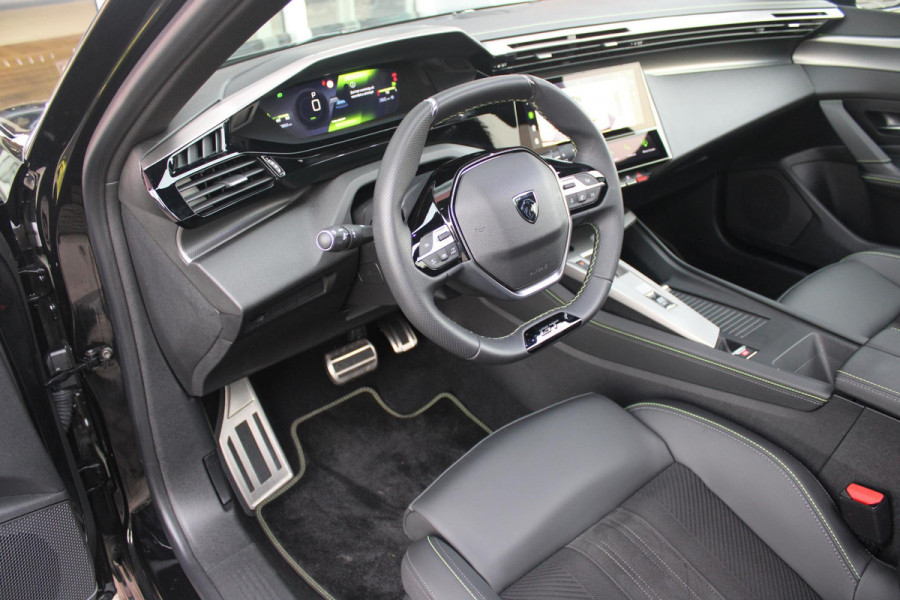 Peugeot 308 1.2 Hybrid 145PK AUTOMAAT GT PACK | PANORAMA SCHUIF/KANTEL DAK | AFNEEMBARE TREKHAAK | SENSATION PACK: FOCAL HIFI SYSTEM MET 10 SPEAKERS/DRAADLOZE TELEFOONLADER | 360 VISION & DRIVE ASSIST PLUS PACK: ACHTERUITRIJCAMERA 360° VISEOPARK (4-CAMERA'S)/PARKEERHULP VOOR + ACHTER/ANTIDIEFSTAL ALARM/3-D INSTRUMENTENPANEEL/CLEAN CABIN | ALCANTARA EXECUTIVE PACK: BEKLEDING ALCANTARA/KUNSTLEDER INCL. ELEKTRISCH VERSTELBARE AGR STOEL MET GEHEUGENFUNCTIE/VERWARMBARE VOORSTOELEN/MASSAGE FUNCTIE OP BEIDE VOORSTOELEN |  18" LICHTMETALEN VELGEN | NAVIGATIE | LED MATRIX KOPLAMPEN | KEYLE