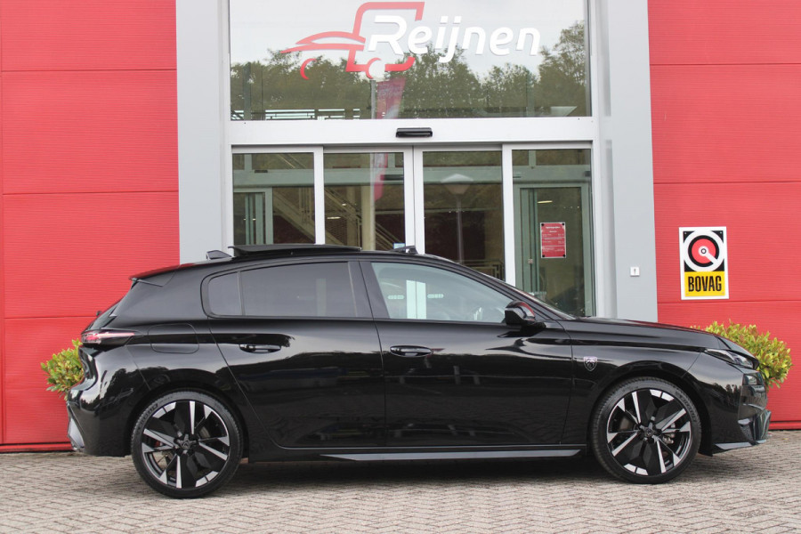 Peugeot 308 1.2 Hybrid 145PK AUTOMAAT GT PACK | PANORAMA SCHUIF/KANTEL DAK | AFNEEMBARE TREKHAAK | SENSATION PACK: FOCAL HIFI SYSTEM MET 10 SPEAKERS/DRAADLOZE TELEFOONLADER | 360 VISION & DRIVE ASSIST PLUS PACK: ACHTERUITRIJCAMERA 360° VISEOPARK (4-CAMERA'S)/PARKEERHULP VOOR + ACHTER/ANTIDIEFSTAL ALARM/3-D INSTRUMENTENPANEEL/CLEAN CABIN | ALCANTARA EXECUTIVE PACK: BEKLEDING ALCANTARA/KUNSTLEDER INCL. ELEKTRISCH VERSTELBARE AGR STOEL MET GEHEUGENFUNCTIE/VERWARMBARE VOORSTOELEN/MASSAGE FUNCTIE OP BEIDE VOORSTOELEN |  18" LICHTMETALEN VELGEN | NAVIGATIE | LED MATRIX KOPLAMPEN | KEYLE