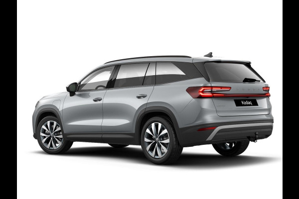 Škoda Kodiaq 1.5 TSI PHEV Business Edition Plus 204 pk 6 versn. DSG | Trekhaak | Dynamic Chasis Control | Panorama Dak | Light & View Pakket | Sunset | Velgen: 19" lichtmetalen velgen Lefka aero, zilver