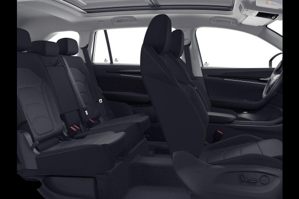 Škoda Kodiaq 1.5 TSI PHEV Business Edition Plus 204 pk 6 versn. DSG | Trekhaak | Dynamic Chasis Control | Panorama Dak | Light & View Pakket | Sunset | Velgen: 19" lichtmetalen velgen Lefka aero, zilver