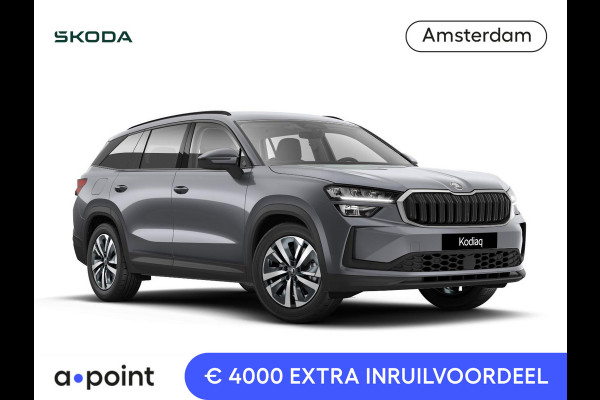 Škoda Kodiaq 1.5 TSI PHEV Edition 204 pk 6 versn. DSG | Sunset | Trekhaak |  18" lichtmetalen velgen Soira aero, zilver